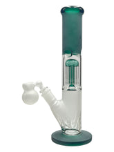 Sandblasted Tree Perc Straight Tube with Ashcatcher